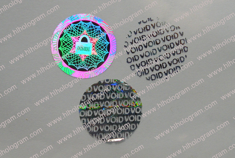 hologram sticker photo